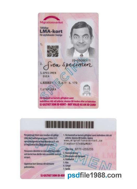 Sweden LMA Card